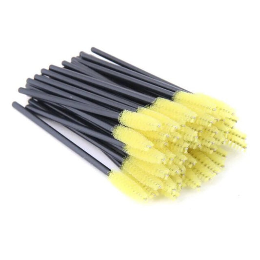 50 Pcs Eyelash Brushes Makeup Disposable Mascara Wands Applicator