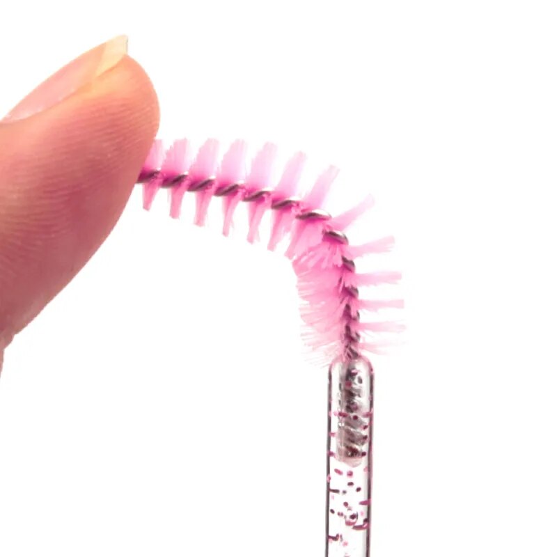 50 Pcs Eyelash Brushes Makeup Disposable Mascara Wands Applicator