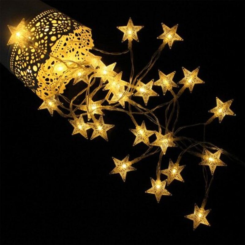 Star Lamp String Usb 5Vmulticolor Led Indoor Fairy Lights For Christmas Day Party Decoration Warm White 2 Metre 20 Leds