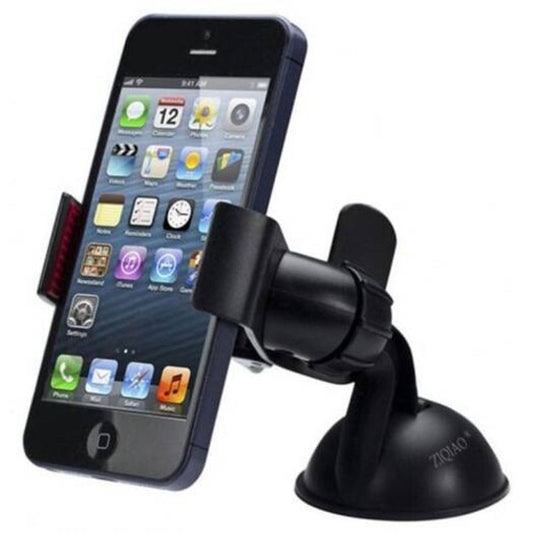 360 Degrees Rotation Universal Car Suction Mount Cell Phone / Gps Holder Black