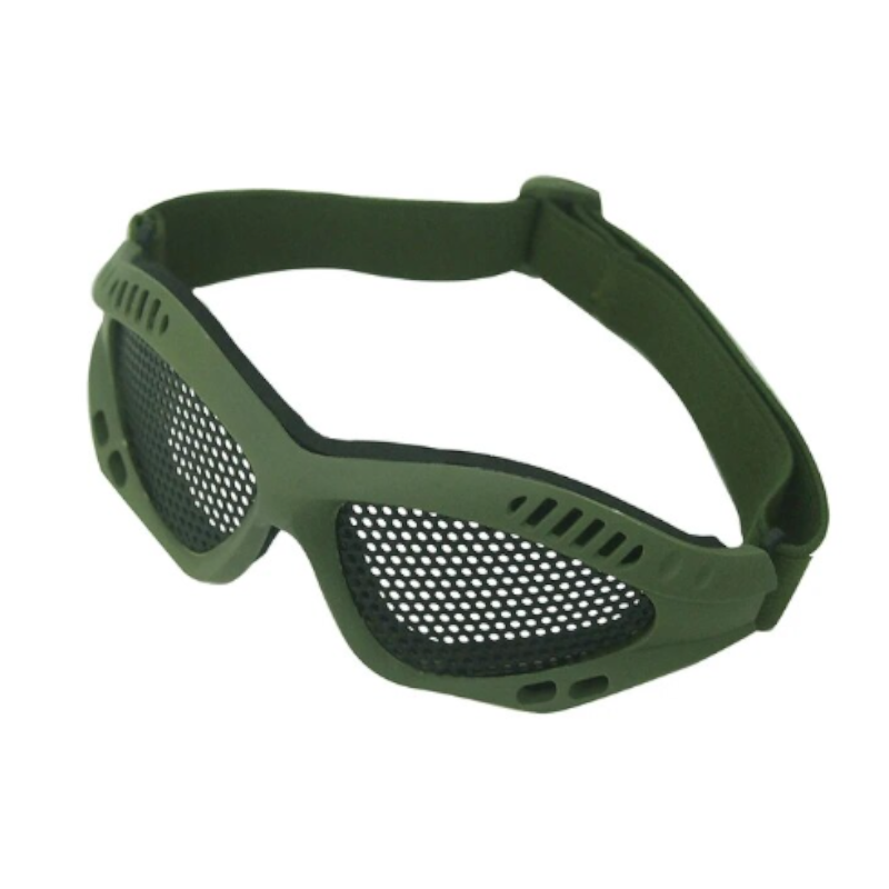 Outdoor Eye Protective Airsoft Safety Tactical Goggles Anti Fog With Metal Mesh