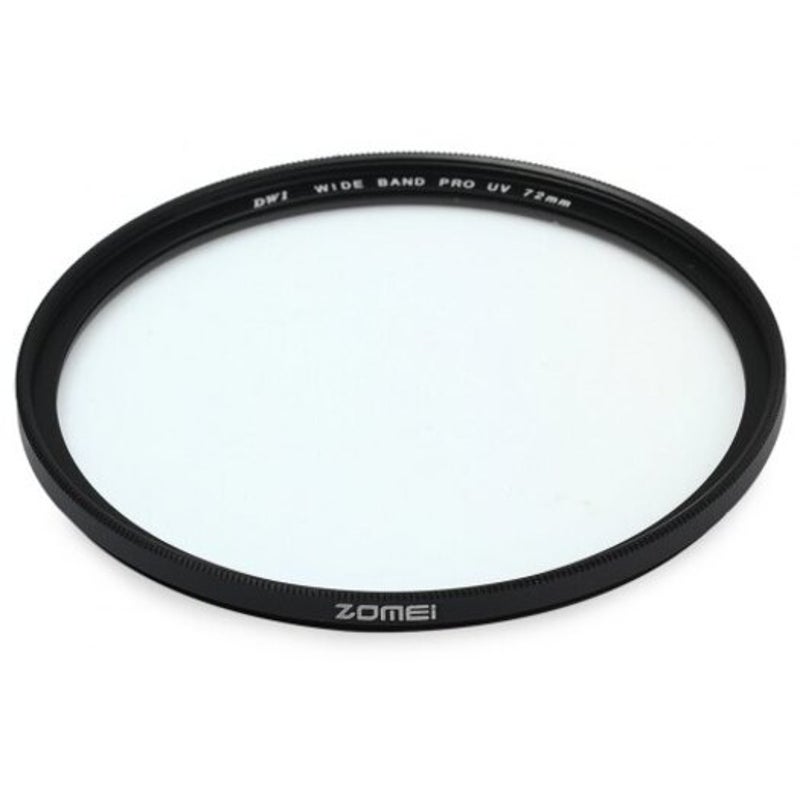 72Mm Uv Protection Filter Black