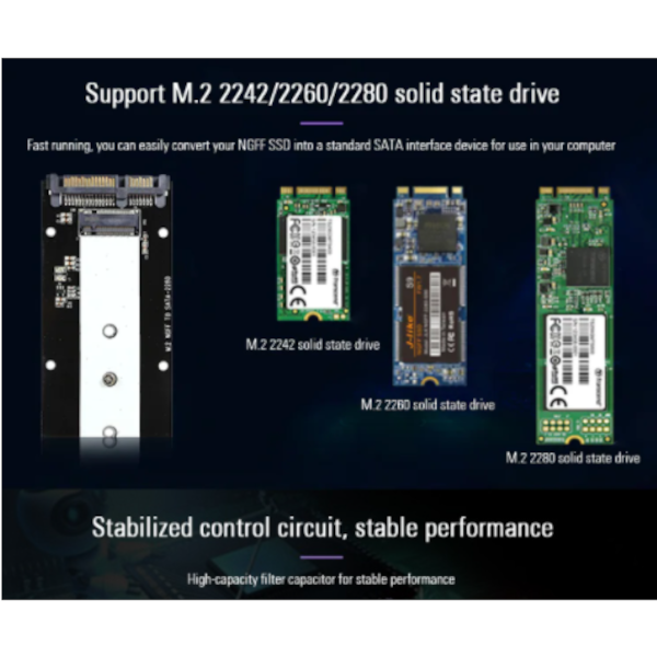S103 1N Pcba External Ssd Adapter Card Black
